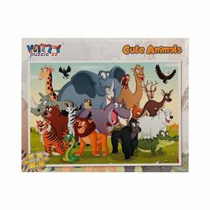 Puzzle lumea animalelor 100 piese imagine