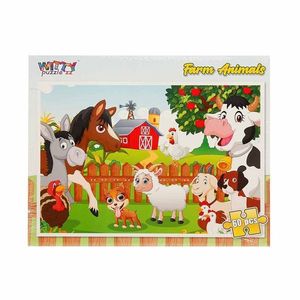 Puzzle Witty Puzzlezz, Animale de la ferma, 60 piese imagine