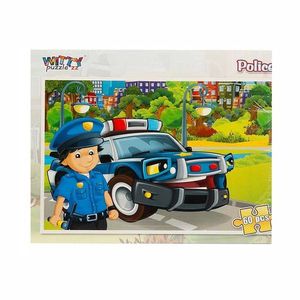 Puzzle Witty Puzzlezz, Politie, 60 piese imagine