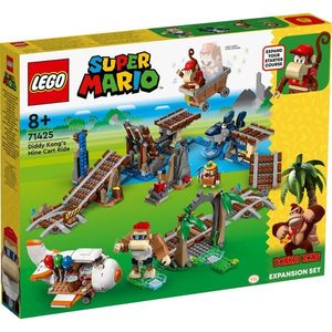 LEGO® Super Mario - Set de extindere Plimbarea cu vagonetul minier a lui Diddy Kong (71425) imagine