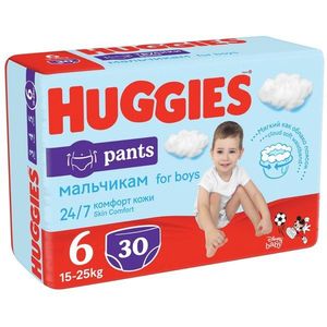 Scutece Huggies Chilotel Jumbo, nr 6, baieti, 15-25 kg, 30 buc imagine