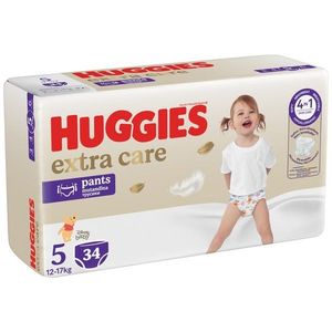 Scutece Chilotel Huggies, Extra Care Pants Mega, Marimea 5, 12-17 kg, 34 buc imagine