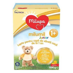 Lapte praf de crestere Milupa Milumil Junior 1+, 1200g imagine