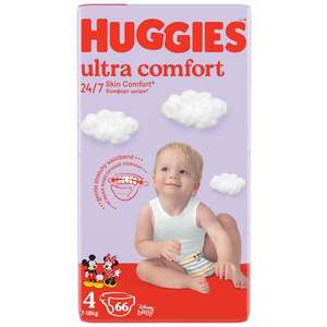 Scutece Huggies, Ultra Comfort Mega, Nr 4, 7-18 kg, 66 buc imagine