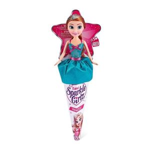 Papusa printesa Sparkle Girlz, Albastru, 27 Cm imagine