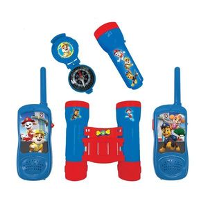 Set Walkie Talkies, binoclu si busola, Lexibook, raza de transmisie 120 m, Paw Patrol imagine