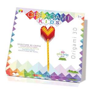 Joc 3D Inima Origami, Creagami Kids, 89 Piese imagine