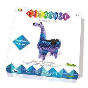 Joc 3D Lama Origami, Creagami, 346 Piese imagine