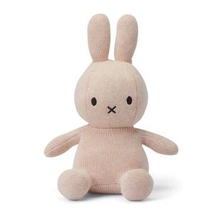 Jucarie de plus din bumbac organic, Picca Loulou, Miffy Teddy, Roz, 23 cm imagine