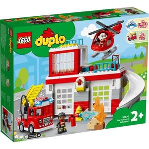 LEGO® DUPLO® - Remiza de pompieri si elicopter (10970) imagine