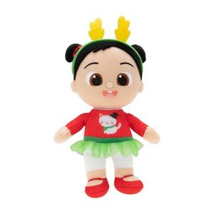 Jucarie de plus, CoComelon, Little Plush Holiday, CeCe, 20 cm, CMW0323 imagine