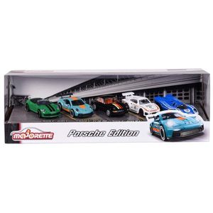 Set 5 masini metalice, Majorette, Porsche Edition imagine