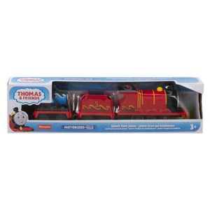 Locomotiva motorizata cu 2 vagoane, Thomas and Friends, Splash Tank James, HNN07 imagine