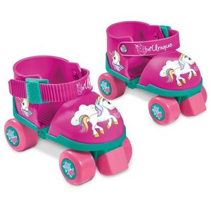 Set patine cu rotile si protectii, marime 22-29, Unicorn imagine