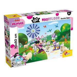 Puzzle de podea, Lisciani, Disney Minnie Mouse, Maxi, 150 piese imagine