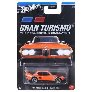 Masinuta metalica, Hot Wheels, Gran Turismo, 73 BMW 3.0 CSL Race Car, HRV63 imagine