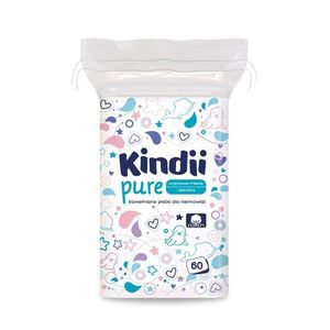 Dischete din bumbac, Kindii Pure Baby, 60 buc imagine