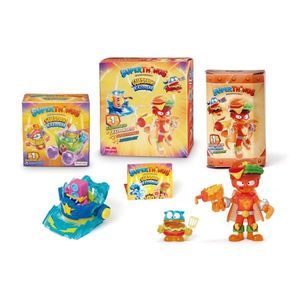 Set 3 figurine, SuperThings, Guardians of Kazoom Kid si Kazoom Slider, Portocaliu imagine