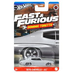 Masinuta Fast and Furious, Hot Wheels, Dominic Toretto, 1970 Chevelle SS, HRW47 imagine