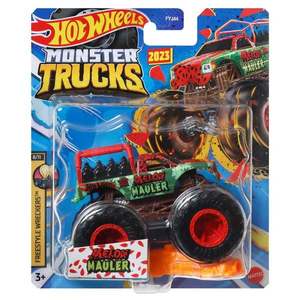 Masinuta Hot Wheels Monster Truck, Melon Mauler, HLT09 imagine