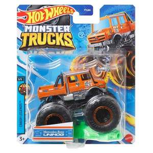 Masinuta Hot Wheels Monster Truck, Mercedes-Benz Unimog, HNW13 imagine