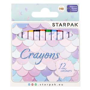 Creioane colorate cerate, Starpak, Mermaid, 12 buc imagine