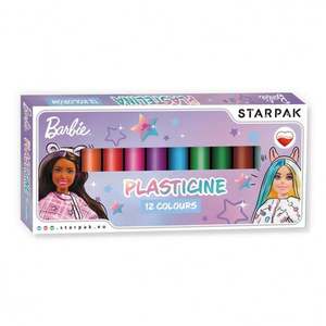 Plastilina Starpak, Barbie, 12 culori imagine