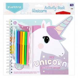 Carte de colorat cu accesorii, Starpak, Unicorn imagine