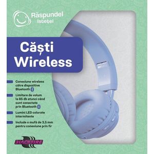 Casti wireless, Raspundel Istetel, Albastru imagine