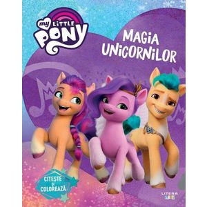 My Little Pony, Magia unicornilor, Citeste si coloreaza imagine