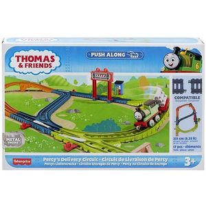 Set de joaca Thomas and Friends, Trenulet cu circuit, Percys, HPM63 imagine