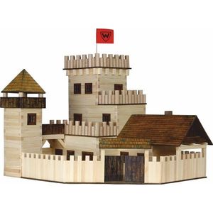 Set de constructie arhitectura, Walachia, Castel, 607 piese din lemn imagine