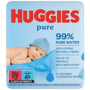 Servetele umede Huggies Pure Trio, 3 x 56 buc imagine