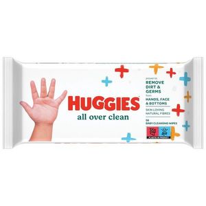 Servetele umede, Huggies, All Over Clean, 56 buc imagine