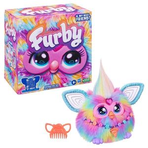 Jucarie de plus interactiva, Furby, Tye Die, 15 cm imagine