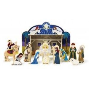 Set figurine Nastere Domnului - Melissa and Doug imagine