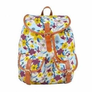 Rucsac urban Flower, bej - LaRue imagine