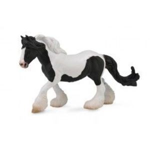 Figurina Cal Gypsy Mare - alb si negru imagine