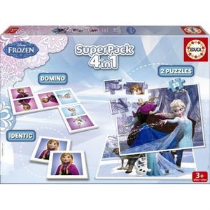 Joc Frozen Superpack 4 in 1 Educa imagine