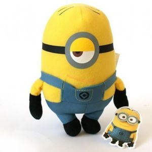 Minions Figurina de plus Stuart 18 cm imagine