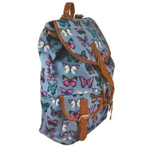 Rucsac urban Butterfly, fond gri - LaRue imagine