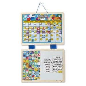 Calendar din lemn magnetic Melissa and Doug imagine