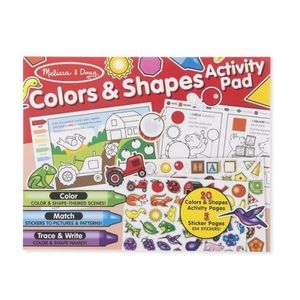 Bloc cu activitati Forma si culori (in engleza) Melissa and Doug imagine