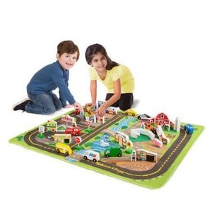 Set de joaca si covoras orasul Melissa and Doug imagine