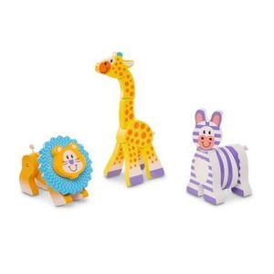 Set 3 jucarii pentru motricitate Safari - Melissa & Doug imagine