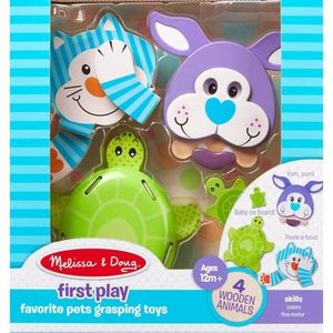 Set 3 jucarii pentru motricitate Animale de companie - Melissa & Doug imagine