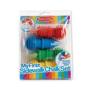 Set creta colorata cu suport pentru asfalt - Melissa & Doug imagine