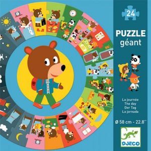 Puzzle cicular Djeco, ziua imagine