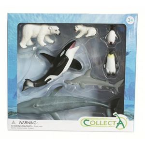 Set 7 figurine din cauciuc - Animale marine imagine