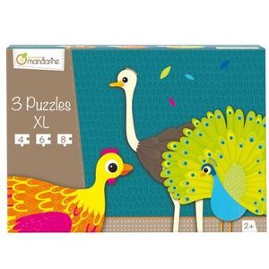 Puzzle XL Avenue Mandarine - Feathered creatures, 18 piese imagine